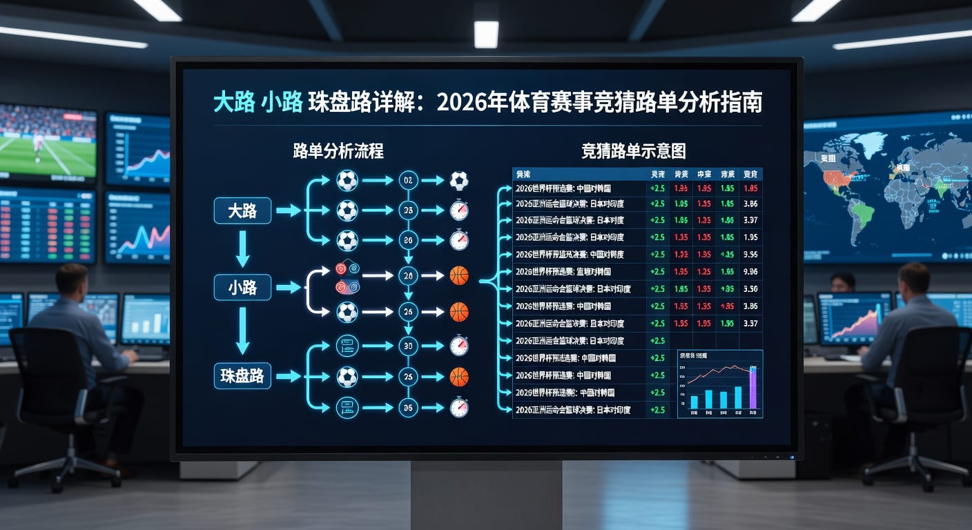 足球盘路解析：大路、小路、珠盘路，2026年世界杯投注网助您洞悉比赛（2026年世界杯投注网）