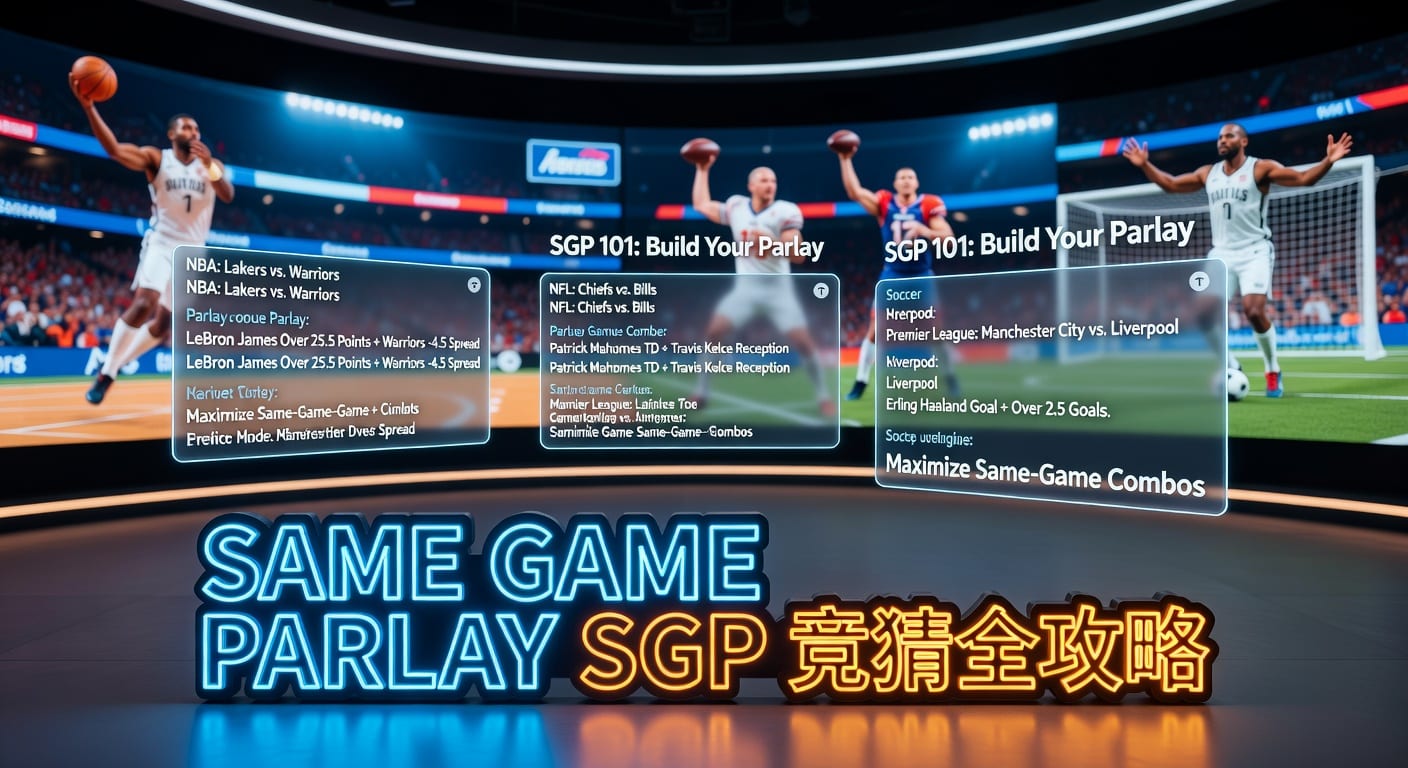Same Game Parlay (SGP) 深度解析：体育博彩新手入门与进阶指南