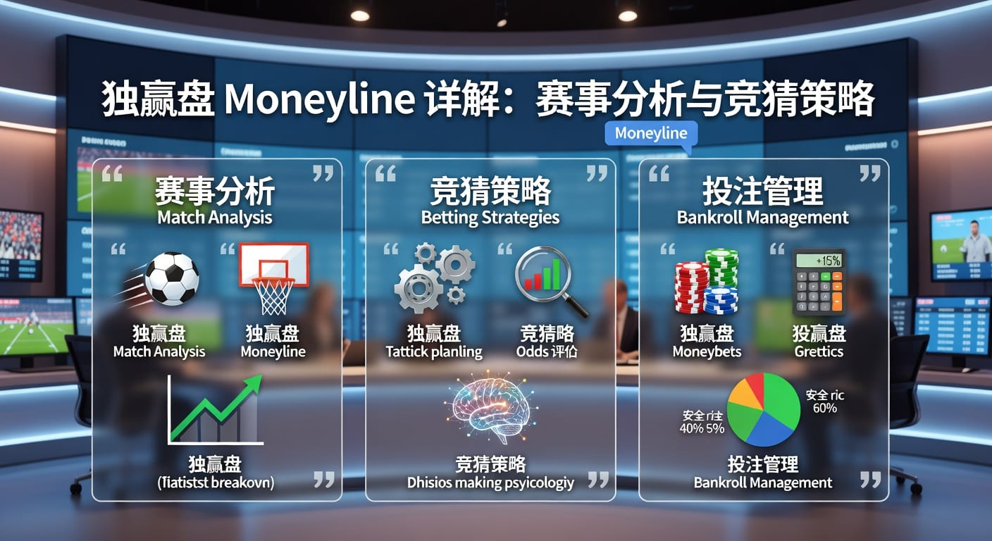 独赢盘 moneyline 规则、投注技巧与判断要点