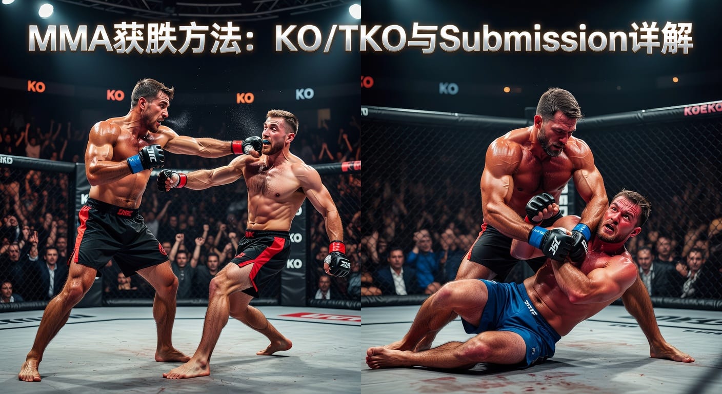 MMA方法 KO/TKO Submission 实战解析